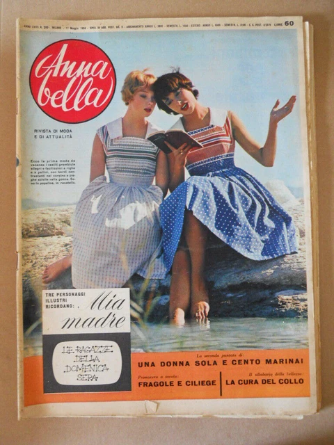ALBA RIVISTA DI moda e attualit n 34 1959 John Barrymore [D39] EUR 9,76 ...