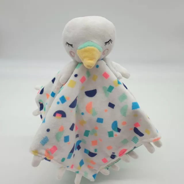 Oh Joy! Swan Baby Comforter Confetti Mini Blanket 13.5" Bird Target