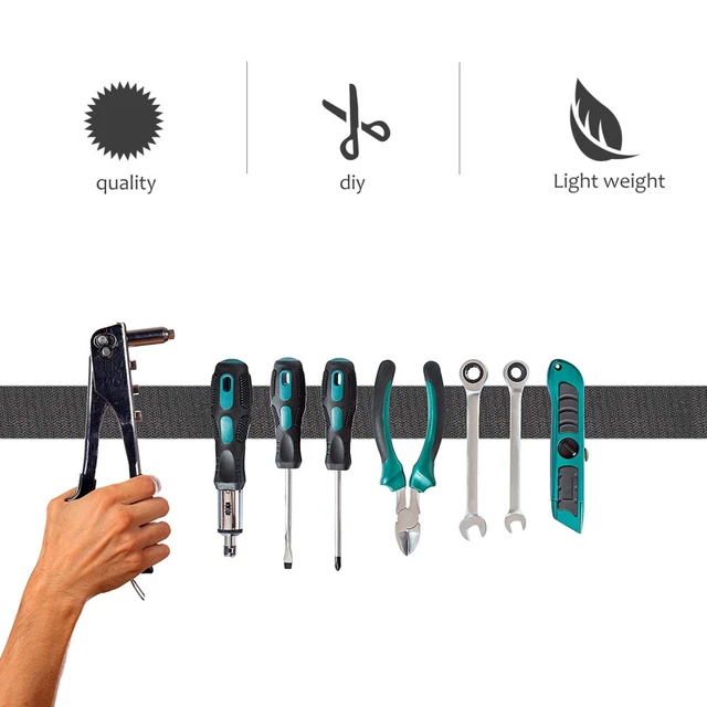 100 PCS HOOK and Loop Strips with Adhesive Black Tape £14.88 PicClick UK