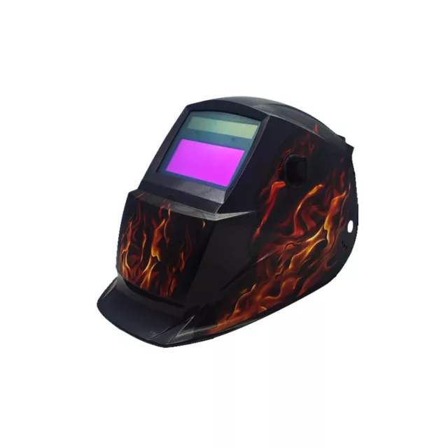 Pro Solar Auto Darkening Welding Helmet Arc Tig Mask Shield Flame