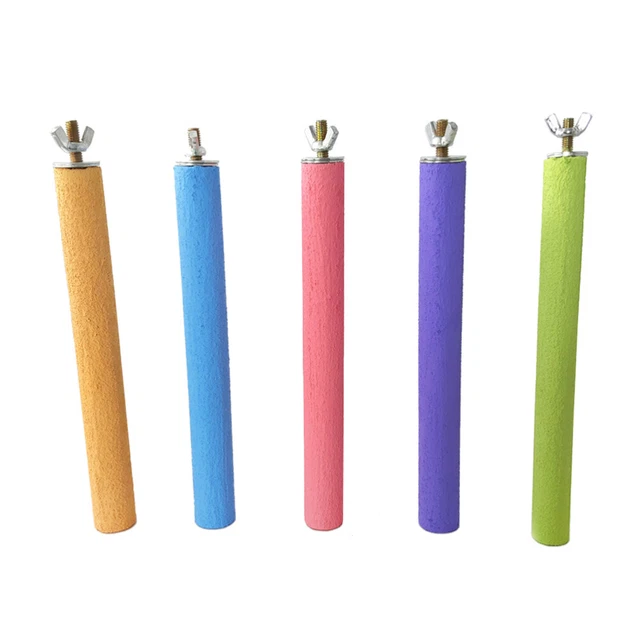 5 stücke Papagei Vogel Sandähnliche Stick Rod Klaue Schleifstangen Stehen Kauen