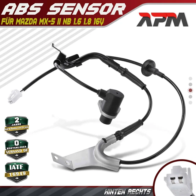 2x Capteur Vitesse De Roue / ABS Arrière Droite Gauche GH-711505