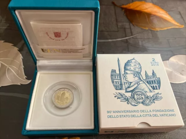 2 euro Vaticano 2019 Fondazione dello Stato Proof