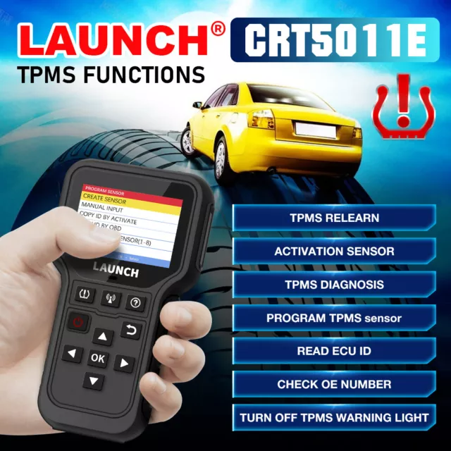 Launch CRT5011E OBD2 KFZ RDKS Anlerngerät TPMS Programmiergerät Diagnose Scanner 2