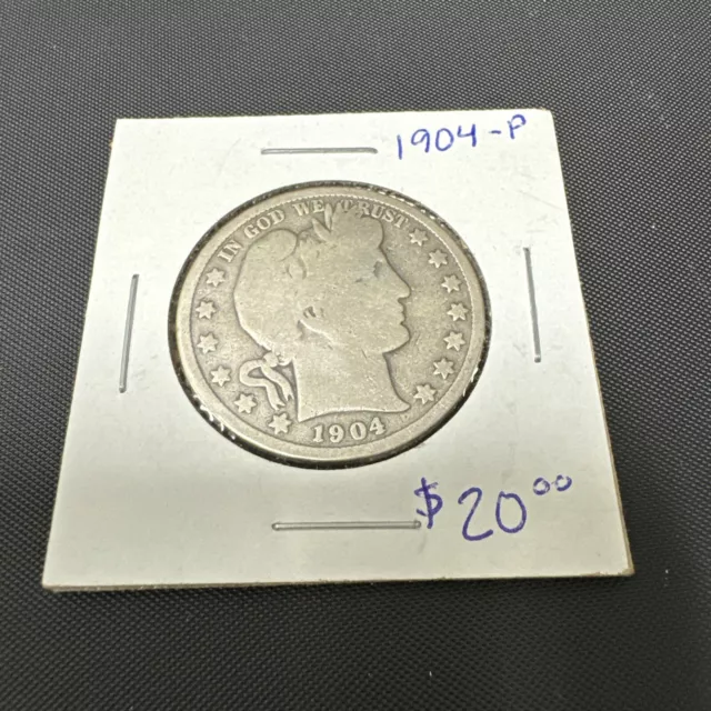 1904-P Silver Barber Half Dollar United States Coin Collection (86)