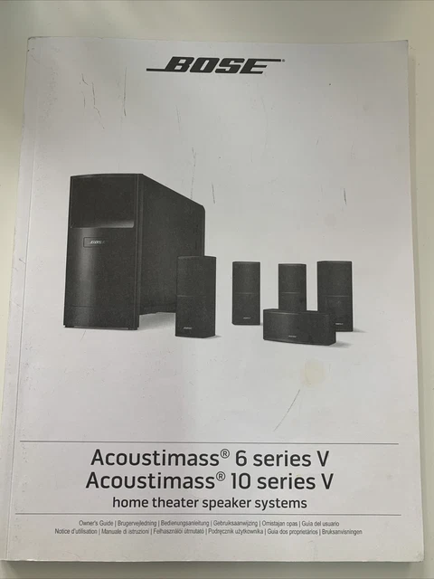 BOSE ACOUSTIMASS 6 & 10 Series V Manual £2.99 - PicClick UK