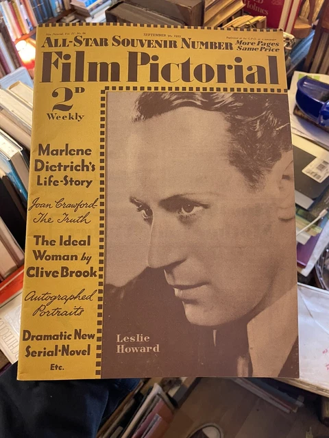 1933 Film Pictorial : Hollywood Magazine : Mickey Mouse : Marlene Dietrich etc