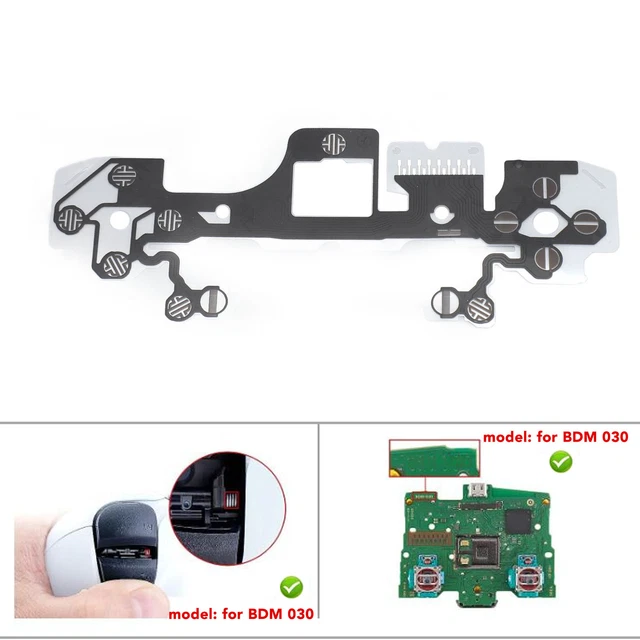 4 Pellicole Conduttive Sostitutive Per Controller PS5 BDM-030 | Riparazione Tastiera Membrana - Foto 9