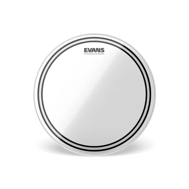 Evans EC2S Clear Drum, Tom Heads, Skins 8",10",12",13",14",15",16",18"