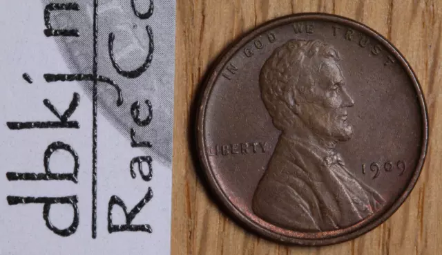 1909 VDB - Lincoln Wheat 1¢ Cent Penny - BU - Brilliant Uncirculated