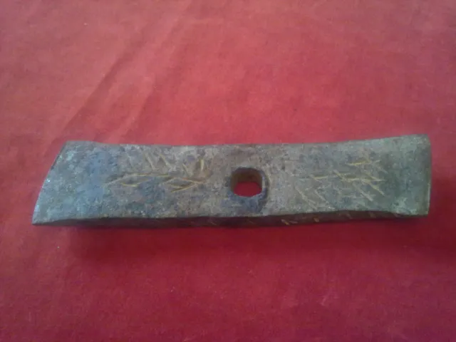 Old hand-forged iron hammer engraved Turkish islamic. 17th 18th century