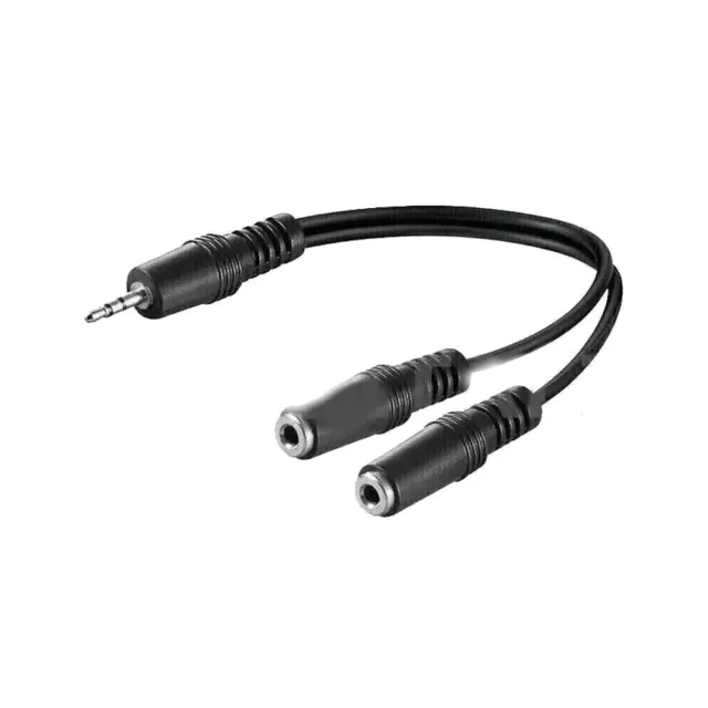 Sdoppiatore cavo audio JACK 3,5mm Aux | cavetto adattatore cuffie auricolari mp3