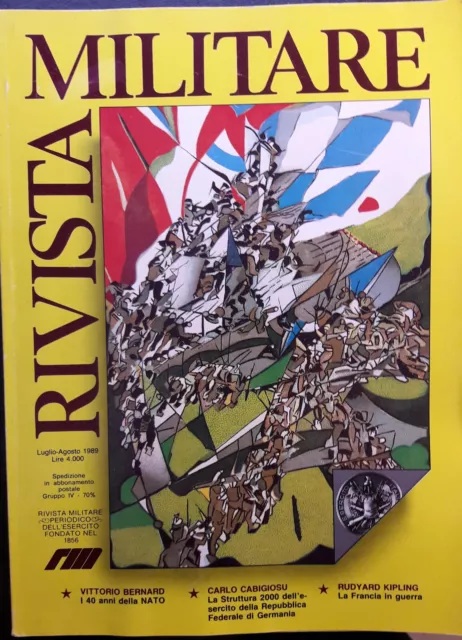 Rivista Militare " Periodico dell'Esercito "  Luglio-Agosto 1989