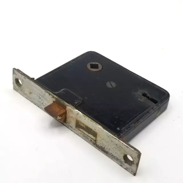 Vintage Interior Door Mortise Lock Salvage Hardware Skeleton Keyhole B229