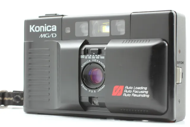[Exc+5] Konica MG/D Hexanon 35mm f/3.5 Point & Shoot Film Camera From JAPAN