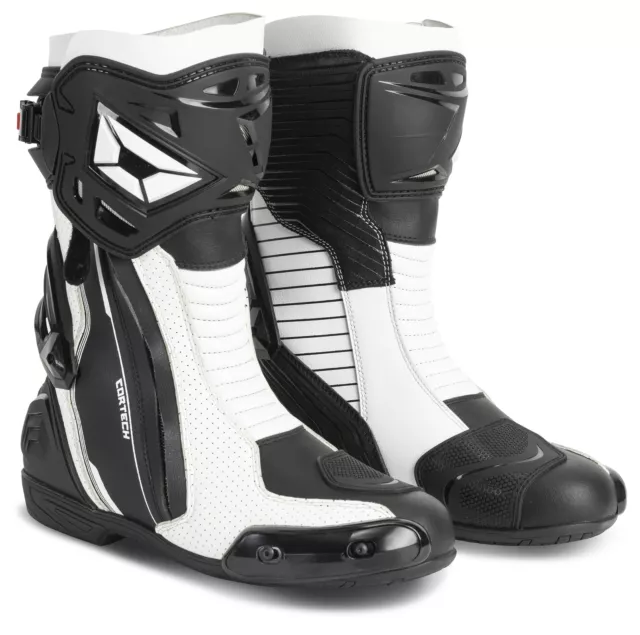 Cortech Adrenaline GP Ventilated Performance RR Boots (11, White)