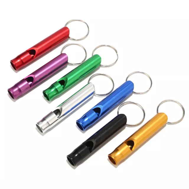 20Pcs Emergency Survival Whistle Loud with Key Chain for Boating Hiking Camping