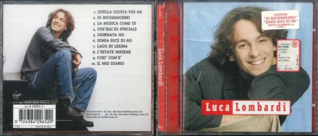 Luca Lombardi Omonimo Emi Music Virgin Music Italy 1997 Cd Nuovo Sigillato