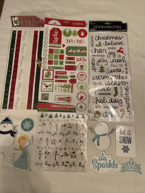 Christmas Embellishments - Stickers, Die Cuts, Borders - Cards, Scrapbooks - 164