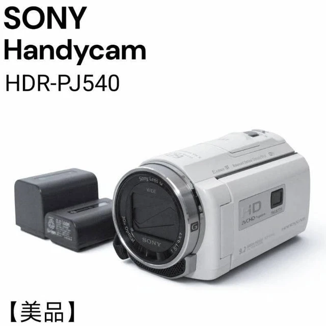 SONY HDR-PJ540 HANDYCAM Full HD Camcorder 30x Zoom Japan Seller