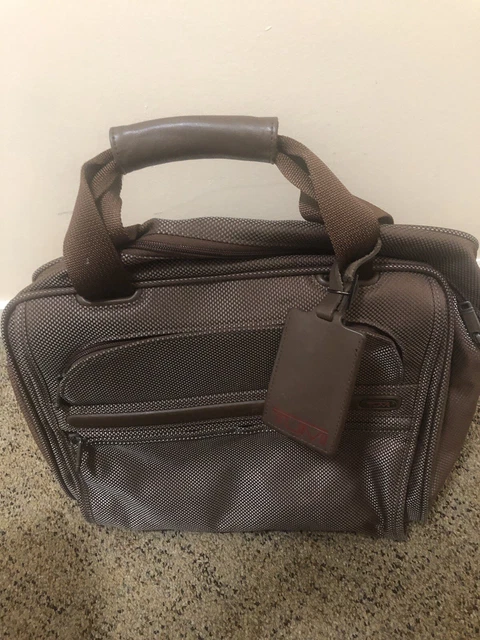 TUMI Brown Travel Accessory Bag Carry-On - Crossbody Strap Missing 22155CH4Alpha