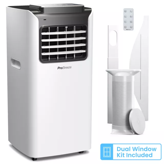 Pro Breeze Climatiseur 4-en-1 7000 BTU, Ventilateur, Déshumidificateur, Classe A