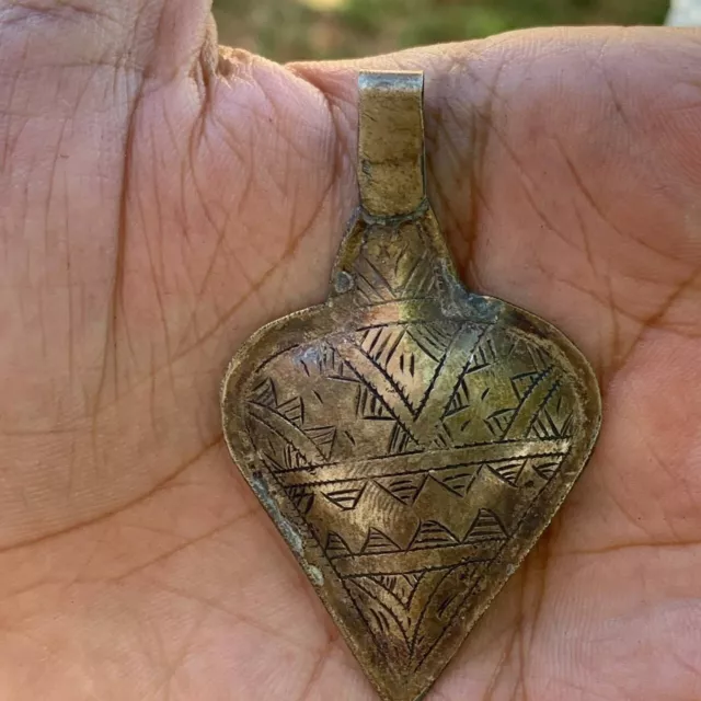 Very Old Rare Ancient Viking Amulet Silver Artefact Authentic Stunning