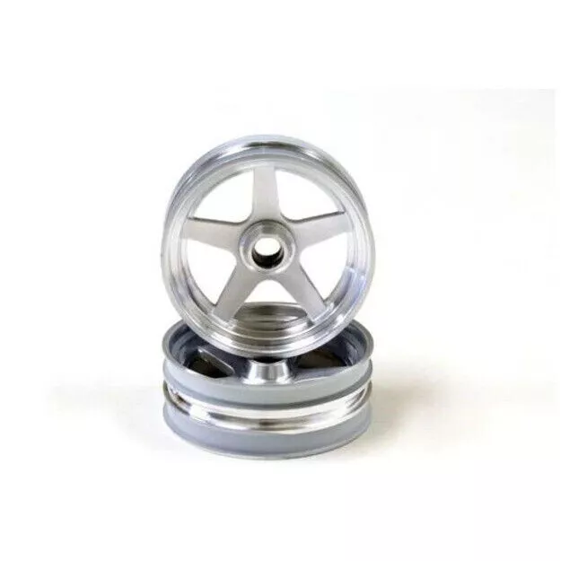 Kyosho KYO-SCH003SCB Front Wheel Satin Chrome Beetle 2014 2 pieces