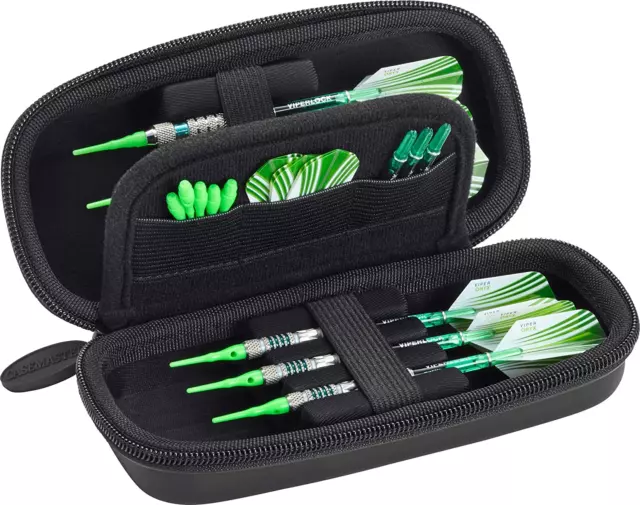 Sentry Dart Case Slim EVA Shell for Steel and Soft Tip Darts, Hold 6 Darts