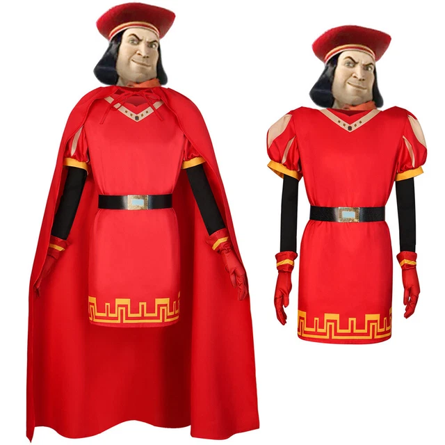 SHREK LORD FARQUAAD Cosplay Costume Green Monster Farquaad Costume for