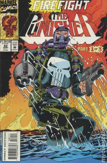 Punisher #82 VG 1993 Stock Image Low Grade