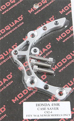 ModQuad Case Saver Billet Aluminum for Honda TRX450ER 2006 Silver CS2-4 37-6503