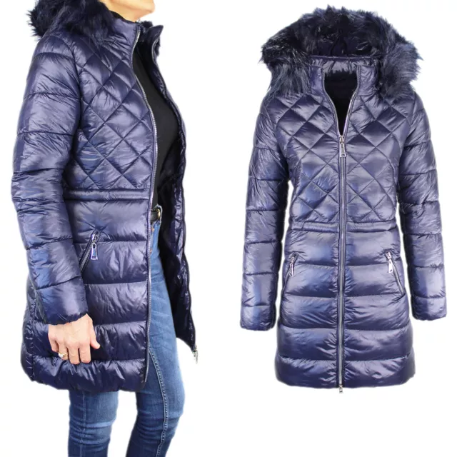 Giubbotto Donna Invernale Giubbino Impermeabile Slim Piumino Thermo Casual VEQUE 3