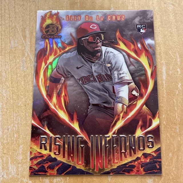 2024 BOWMAN RISING Infernos réfracteur Elly De La Cruz RC EUR 18,94 PicClick FR