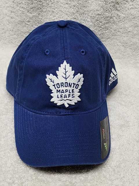 Toronto Maple Leafs Adidas NHL Adjustable Unstructured Logo Hat - Blue - OSFA