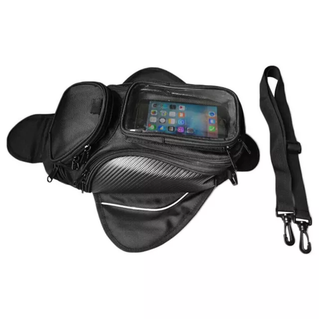 Waterproof Magnetic Motorcycle Tank Bag Oil Fuel Bag Saddlebags Sports Universal