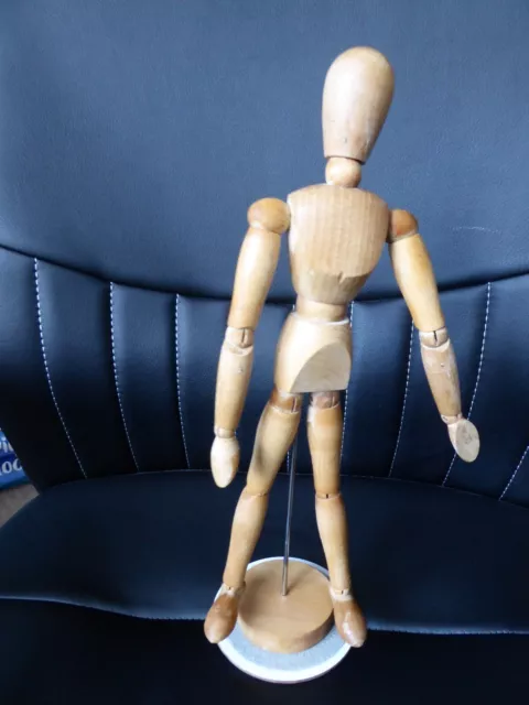 Artists Poseable Wooden Figure Manikin 32cms tall
