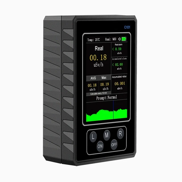 CONTATORE DIGITALE GEIGER monitor radiazioni nucleari con radio ...