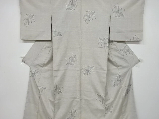 6486546: Japanese Kimono / Antique Kimono / Tsumugi / Woven Noshi