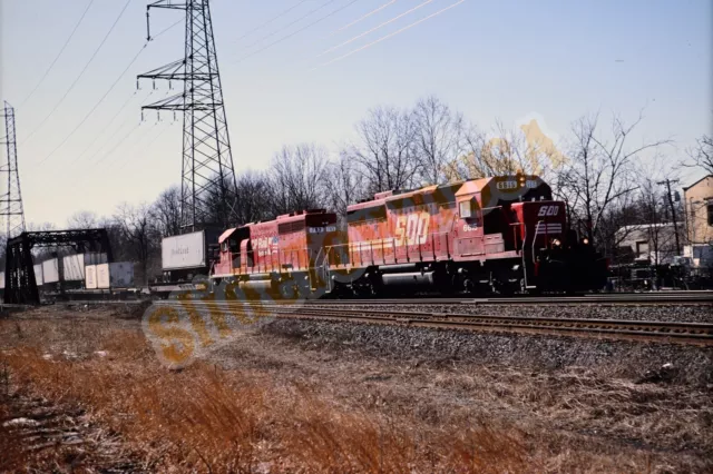 Vtg 1994 Train Slide 6615 SOO Line Engine X4S013