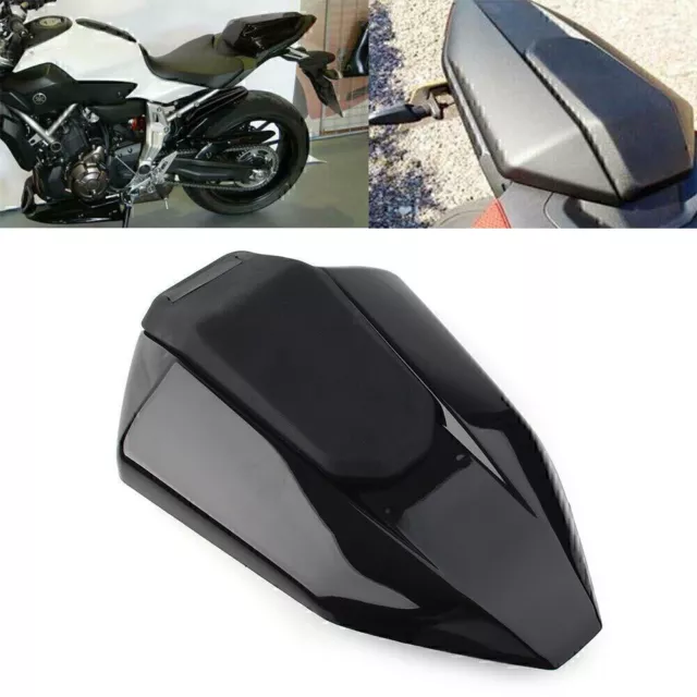 Black Pillion Rear Seat Solo Cowl Fairing Cover Fit Yamaha MT-07 FZ-07 2013-17