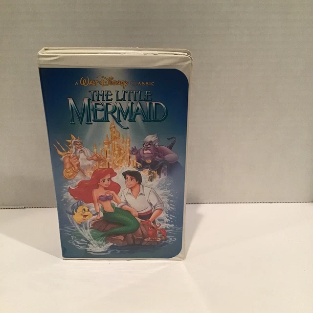 THE LITTLE MERMAID Disney VHS Banned Version Black Diamond Classics