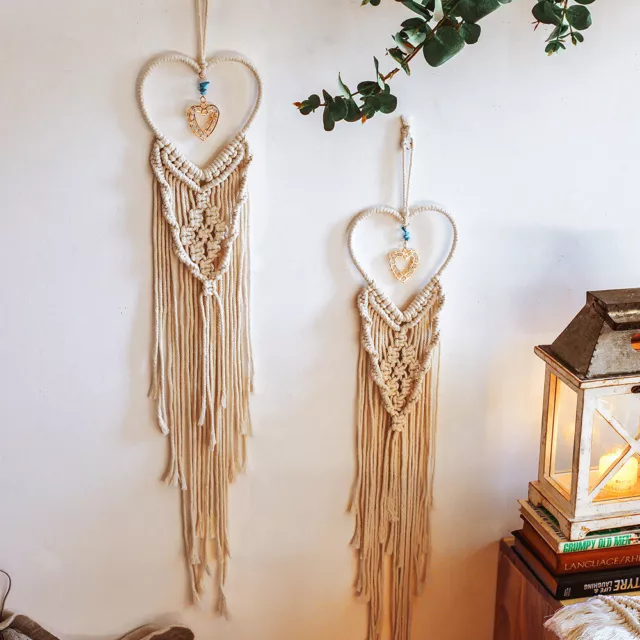 Nice Dream Macrame Dream Catchers for Bedroom Adult Wall Decor Large Boho  Hanging with 3 Woven Feather Tassels Home Decoration Ornament Craft Gift