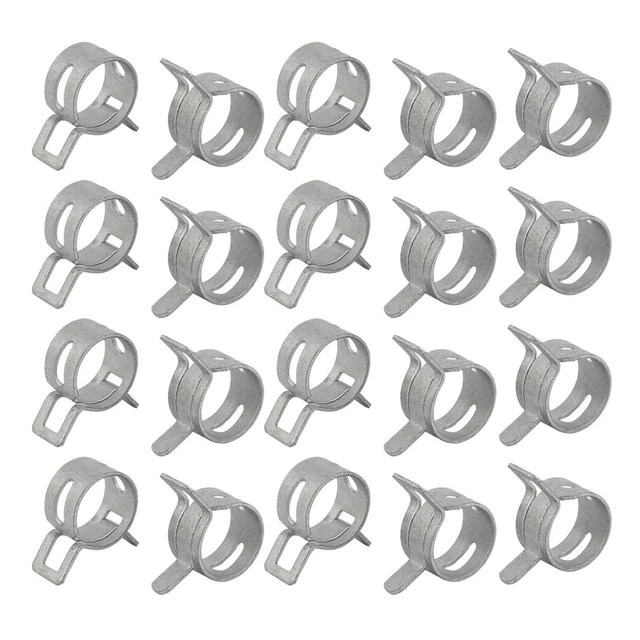 20 pezzi molla 12 mm fascetta per tubo fascetta a nastro a molla fascette per tubi fascette per tubi
