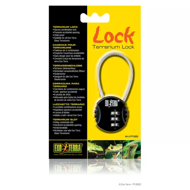 Exo Terra Lock - Terrarien Metallschloss, UVP 9,99 EUR, NEU