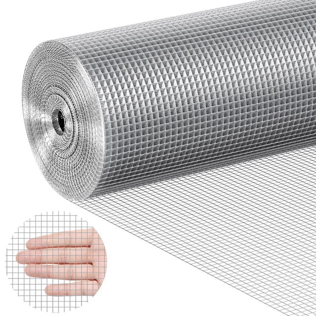 Grillage Métallique Galvanisé Anti-rongeurs – Rouleau 6m X 10cm, Maille 6mm, Pour Bloquer Rats, Souris, écureuils Et Protéger Jardins - 12