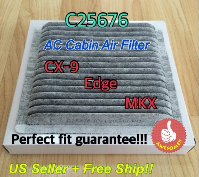 CARBONIZED CABIN AIR FILTER 20072015 MAZDA CX9 FORD EDGE LINCOLN MKX