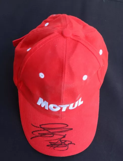 Casquette signée MOTUL Régis LACONI moto GP SIGNED HAT CAP