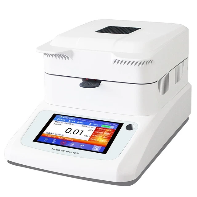 Fast Moisture Analyzer Suitable Range 120g Weighing Readability 0.001g