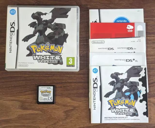 Pokemon WHITE, Nintendo 3DS/DS with box and manuals - CIB boxed PAL #2